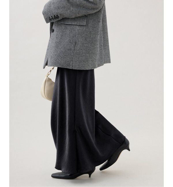 IENA「《追加9》ダブルサテンスカート」|スカート|