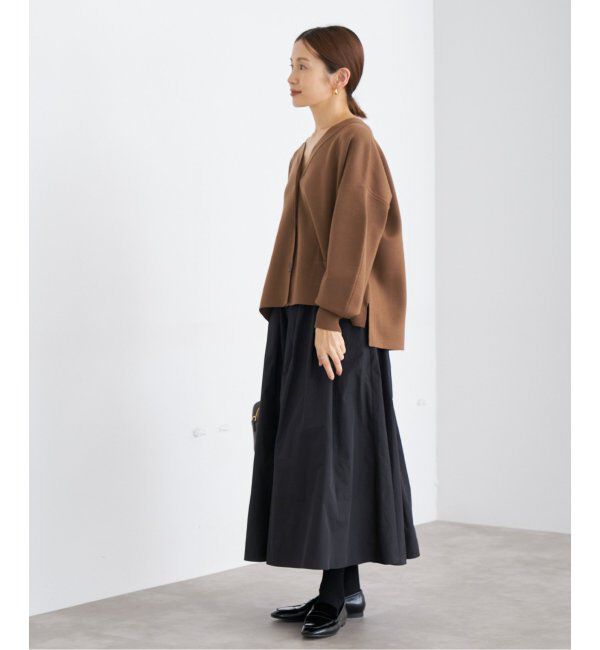 IENA「メモリータフタフレアスカート」|スカート|