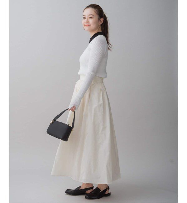 IENA「メモリータフタフレアスカート」|スカート|