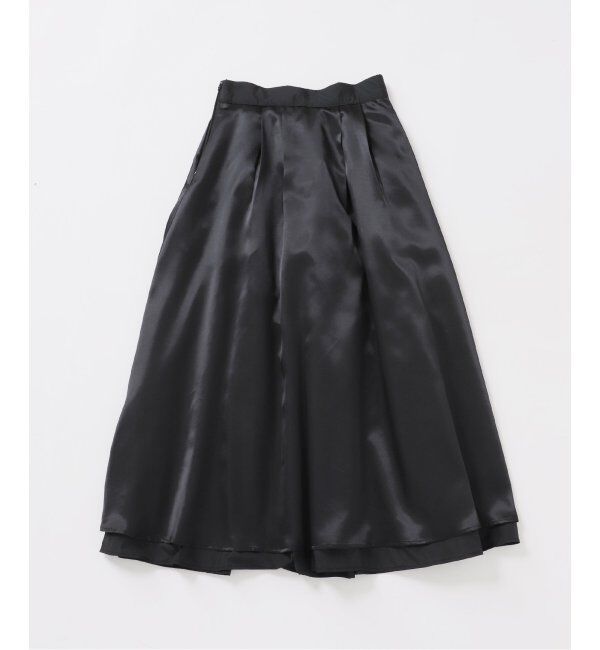 IENA「メモリータフタフレアスカート」|スカート|