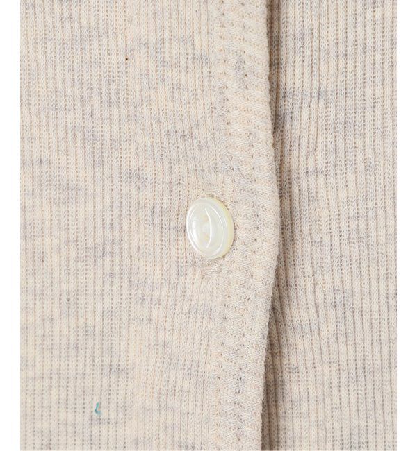 IENA LA BOUCLE「IENA LA BOUCLE ライトリブクルーネックカーディガン」|カーディガン|