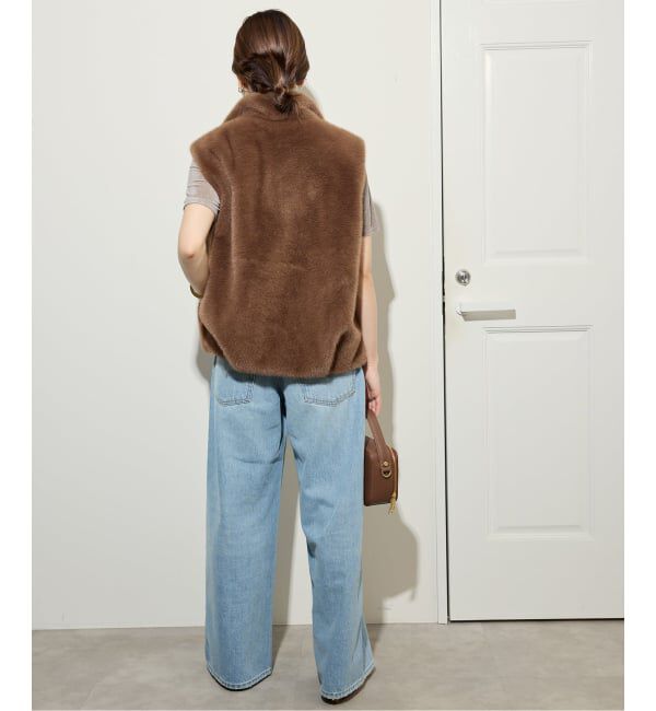 SLOBE IENA「ミンクエコファーベスト」|ダウンベスト・ベスト|