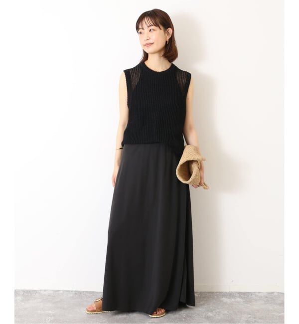 SLOBE IENA「《3サイズ展開/WEB限定/追加4》フィブリルマーメイドフレアスカート」|スカート|