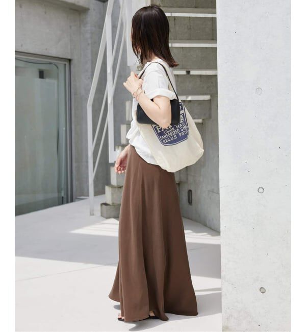 SLOBE IENA「《3サイズ展開/WEB限定/追加4》フィブリルマーメイドフレアスカート」|スカート|