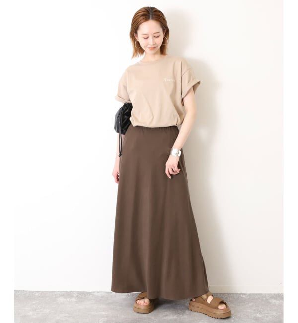 SLOBE IENA「《3サイズ展開/WEB限定/追加4》フィブリルマーメイドフレアスカート」|スカート|
