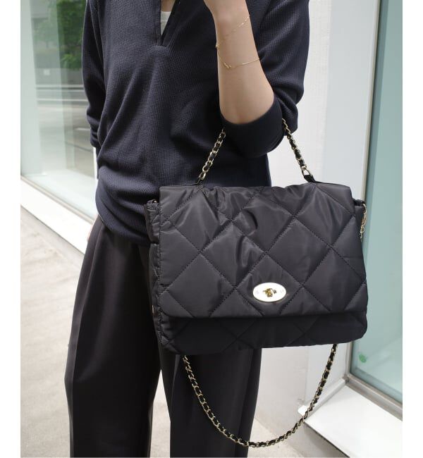 SLOBE IENA「OUTDOOR/アウトドア SLOBE別注 キルティンクショルダーバッグ」|ショルダー・メッセンジャー|