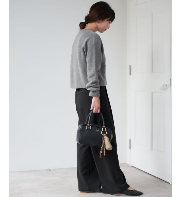 SLOBE IENA「《セットアップ対応可》コットンダブルフェイスカーディガン」|カーディガン|