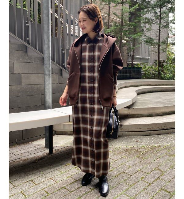 SLOBE IENA「《一部店舗・WEB限定カラー有り/追加》ボリュームジップアップフーディー」|パーカー|