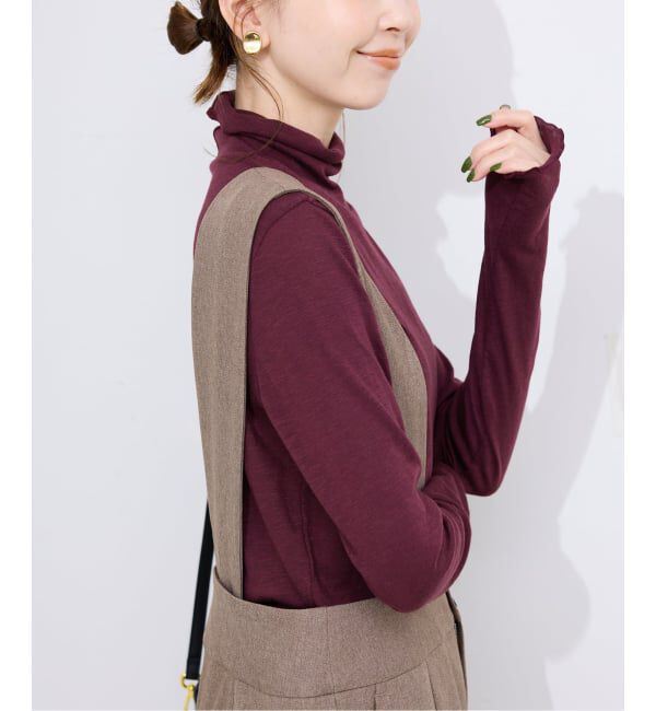 SLOBE IENA「TCスラブタートルプルオーバー」|Tシャツ・カットソー|