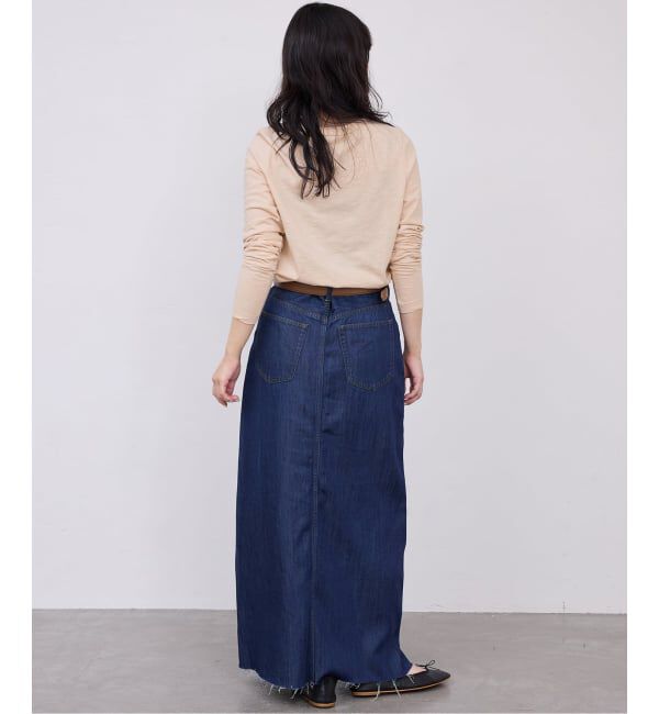 SLOBE IENA「シアー天竺クルーネックロンTEE」|Tシャツ・カットソー|