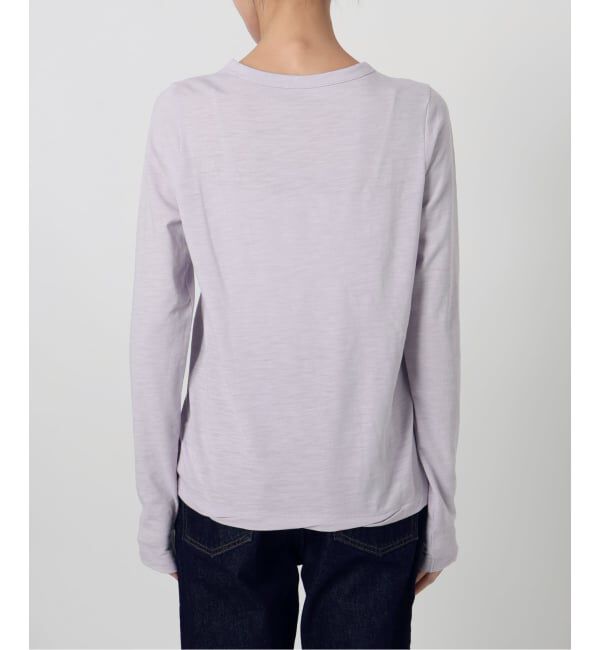 SLOBE IENA「シアー天竺クルーネックロンTEE」|Tシャツ・カットソー|