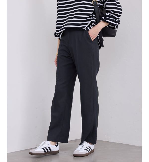 SLOBE IENA「《セットアップ対応可/3サイズ展開》ウォッシャブルツイルストレートパンツ」|その他|