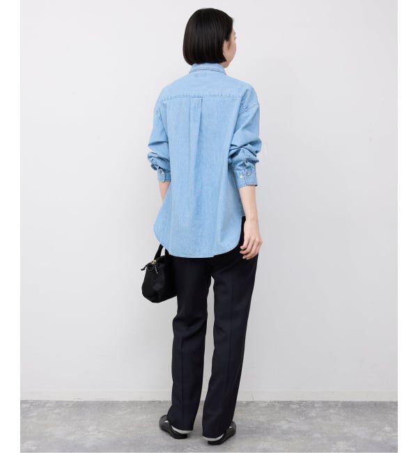 SLOBE IENA「《セットアップ対応可/3サイズ展開》ウォッシャブルツイルストレートパンツ」|その他|