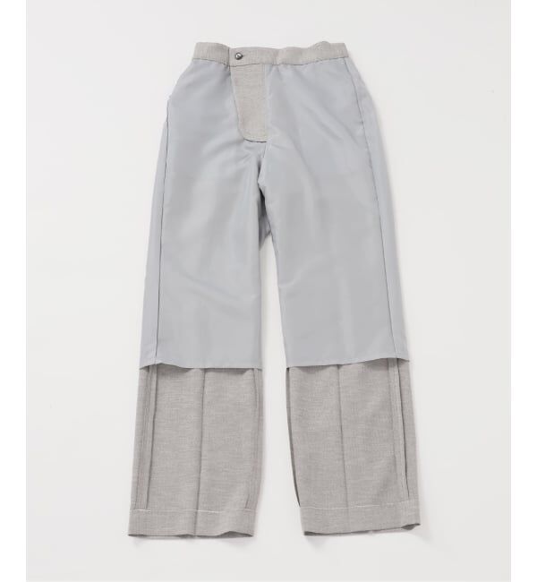 SLOBE IENA「《セットアップ対応可/3サイズ展開》ウォッシャブルツイルストレートパンツ」|その他|