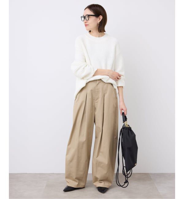 SLOBE IENA「バルキーコットンプルオーバー」|ニット・セーター|