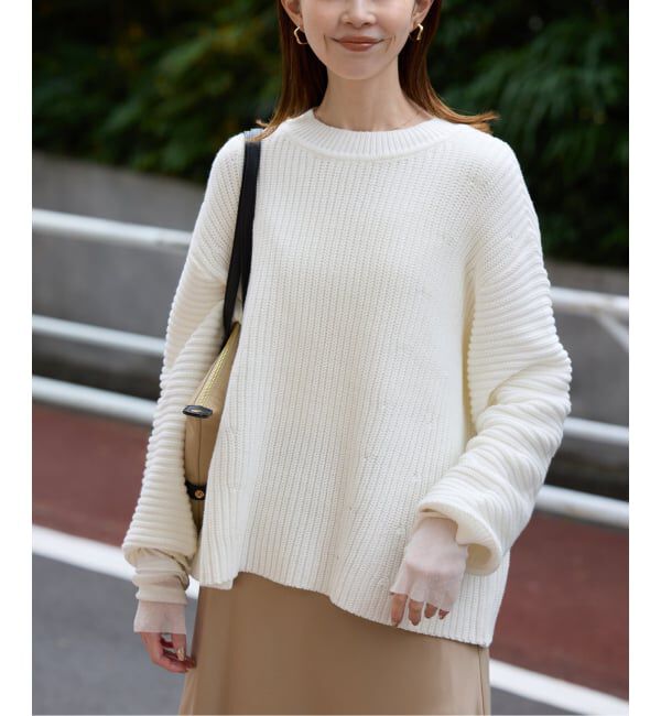 SLOBE IENA「バルキーコットンプルオーバー」|ニット・セーター|