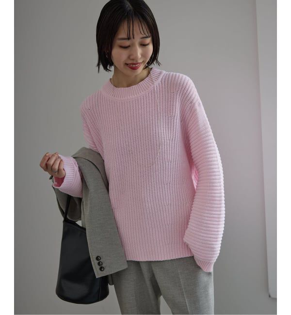 SLOBE IENA「バルキーコットンプルオーバー」|ニット・セーター|