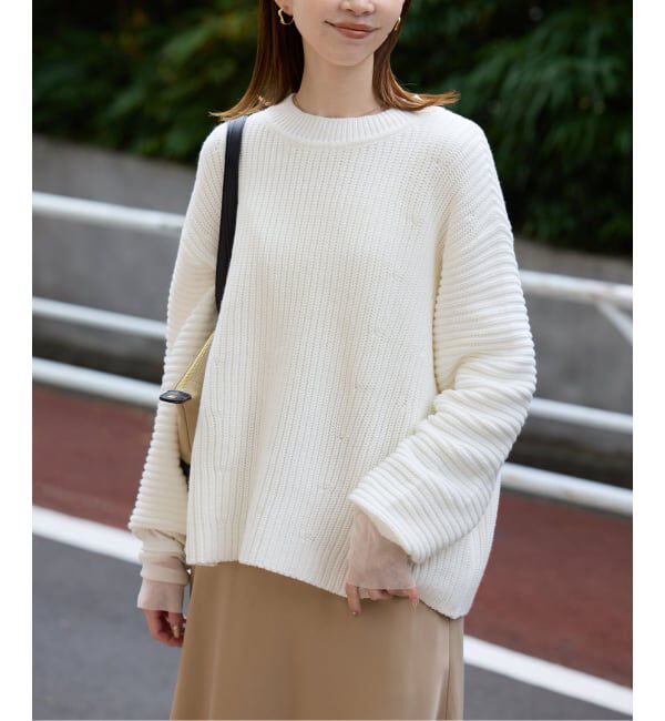SLOBE IENA「バルキーコットンプルオーバー」|ニット・セーター|