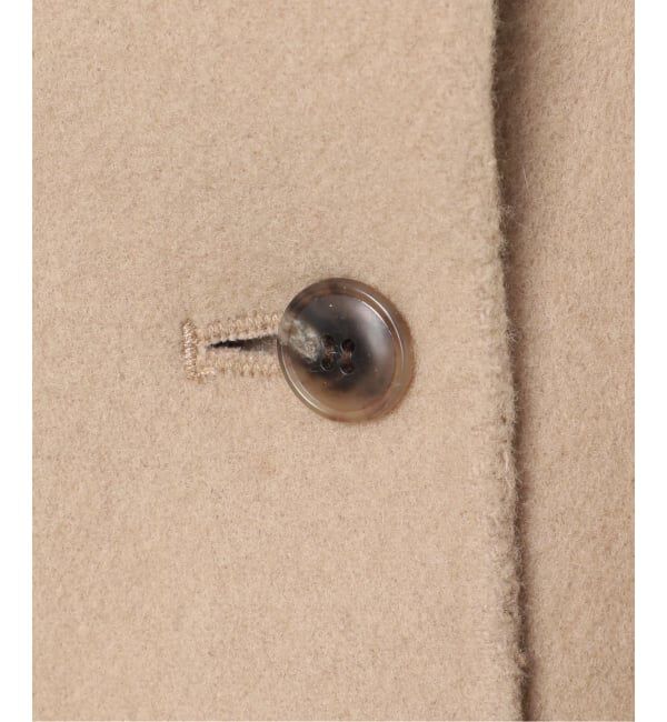 SLOBE IENA「《追加》souple wool ダブルフェイスミドルコート」|ピーコート|