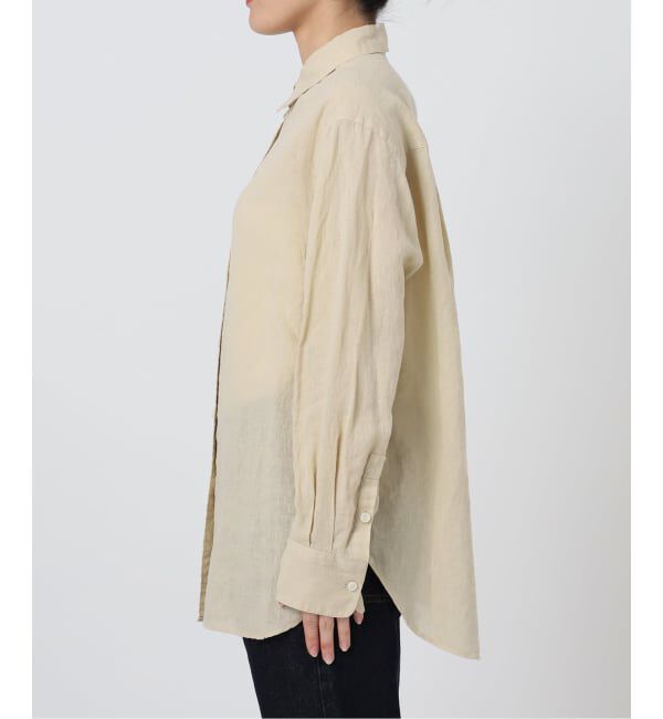 SLOBE IENA「《追加予約》リネンコットンレギュラーシャツ」|シャツ・ブラウス|