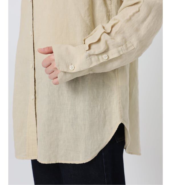 SLOBE IENA「《追加予約》リネンコットンレギュラーシャツ」|シャツ・ブラウス|