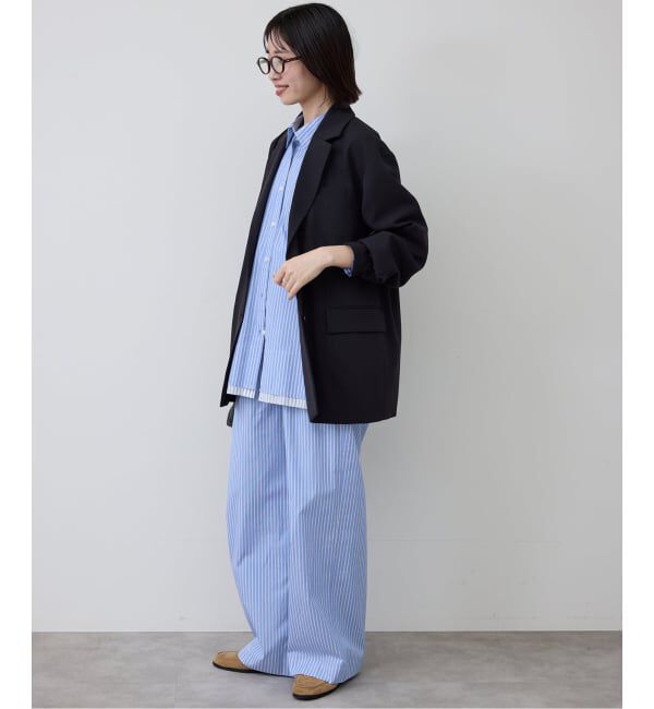 SLOBE IENA「ストライプレイヤーシャツ」|シャツ・ブラウス|