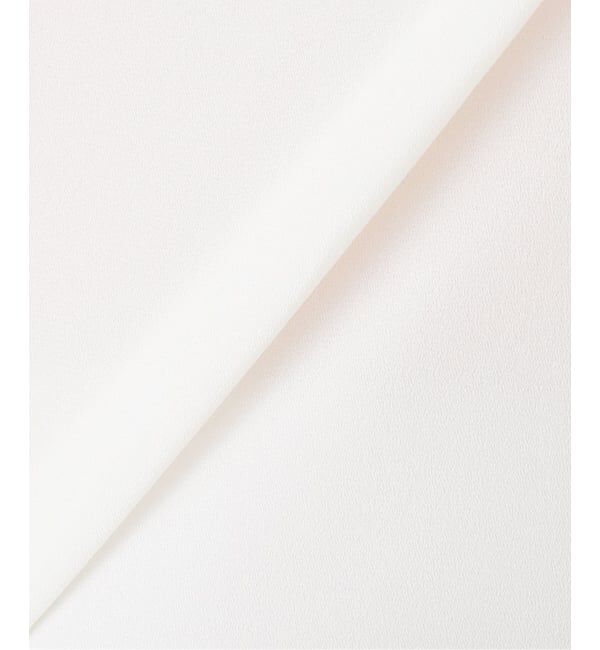 IENA「《追加》ジョーゼットリブネックブラウス」|シャツ・ブラウス|