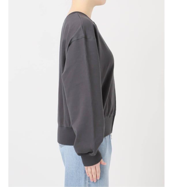 IENA「《追加》ジップオープン2WAYスウェットプルオーバー」|スウェット・ジャージ|