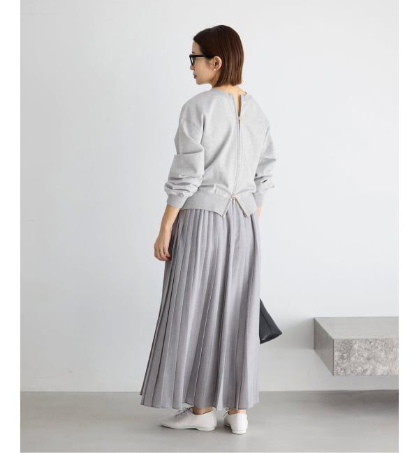 IENA「《追加》ジップオープン2WAYスウェットプルオーバー」|スウェット・ジャージ|