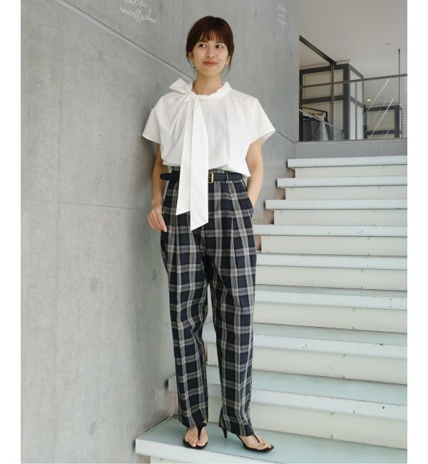 IENA「《予約》Maison IENA 別注 Nell/ネル ボウタイブラウス 261-30282」|シャツ・ブラウス|