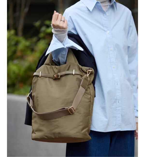 SLOBE IENA「《追加2予約》SLOBE パッファートートバッグ」|トートバッグ|