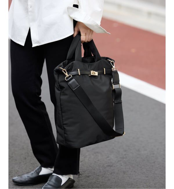 SLOBE IENA「《追加2予約》SLOBE パッファートートバッグ」|トートバッグ|