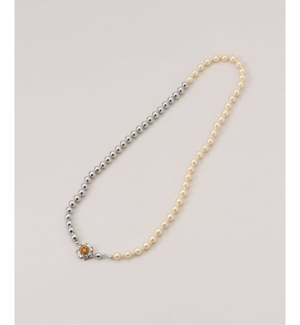 IENA LA BOUCLE「monshiro/モンシロ マタタキ パール ネックレス MNP-42S」|ネックレス|