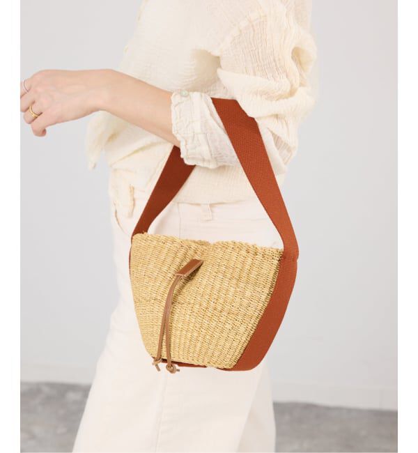 IENA「《予約》MUUN/ムーニュ  MINI ORBI バッグ MORB_COT_NRUEC」|ハンドバッグ|