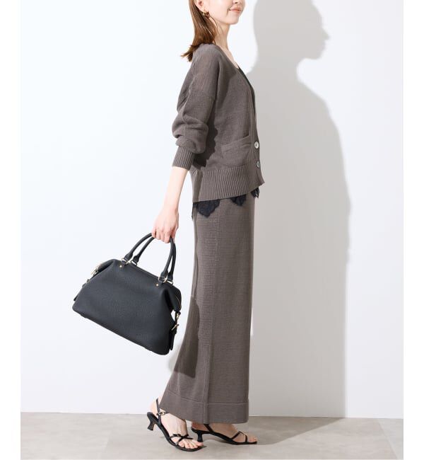 SLOBE IENA「《追加予約》テープヤーンVネックカーディガン」|カーディガン|