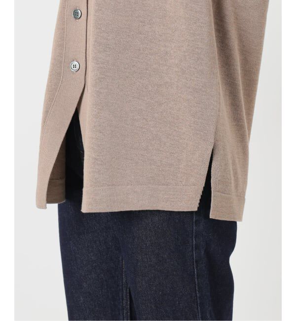 SLOBE IENA「《セットアップ対応可/予約》コットンポリ ニットジレ」|ベスト・ジレ|