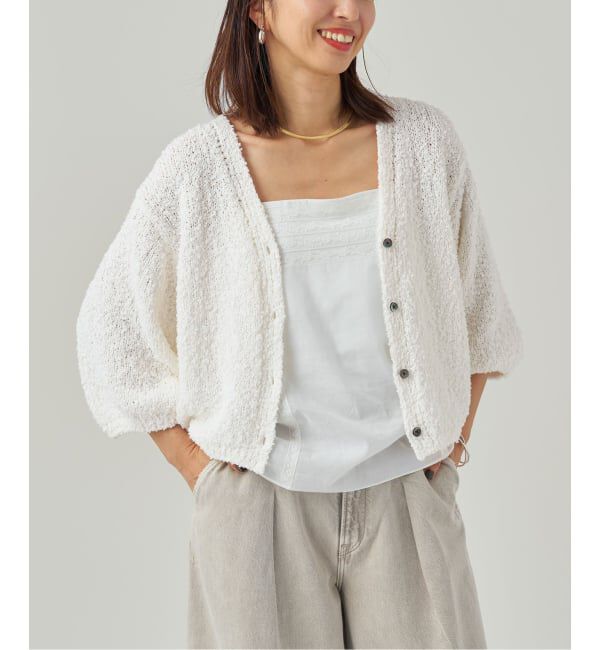 VERMEIL par iena「《予約》DRY EARTH Vネックカーディガン」|カーディガン|