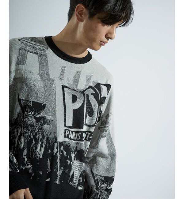 Paris Saint-Germain「【Paris Saint-Germain / パリ・サン＝ジェルマン】 JP Photograph JQ KNIT」|ニット・セーター|