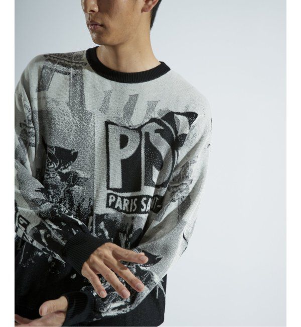Paris Saint-Germain「【Paris Saint-Germain / パリ・サン＝ジェルマン】 JP Photograph JQ KNIT」|ニット・セーター|