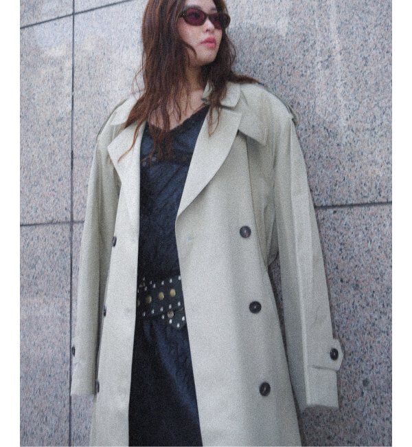 PULP「【Geek Office / ギークオフィス】s/e/o / エスイーオー DOUBLE-BREASTED TRENCH COAT」|トレンチコート|