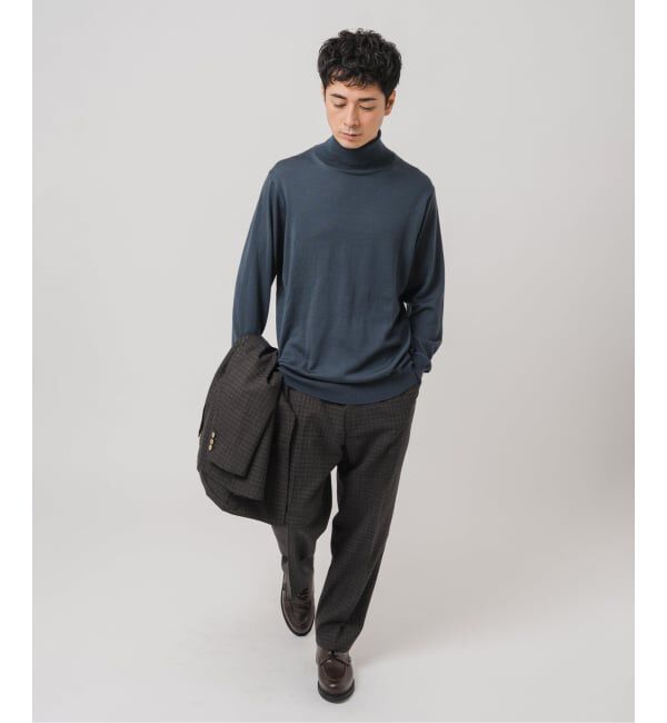 EDIFICE「14ゲージ ウール タートルネックニット」|ニット・セーター|