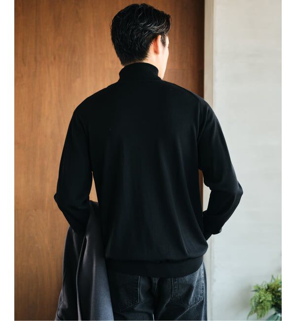 EDIFICE「14ゲージ ウール タートルネックニット」|ニット・セーター|