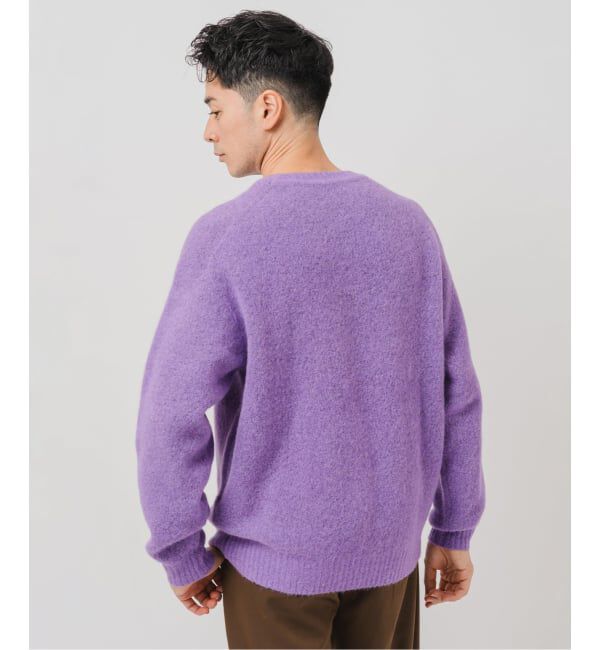 EDIFICE「スリアルパカミックス クルーネックニット」|ニット・セーター|