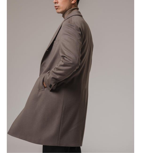 EDIFICE「《追加》SUPER 140&rsquo;s ウール / カシミヤ チェスターコート」|チェスターコート|