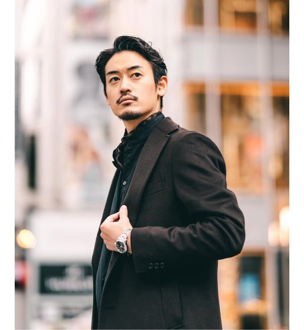 EDIFICE「《追加》SUPER 140&rsquo;s ウール / カシミヤ チェスターコート」|チェスターコート|