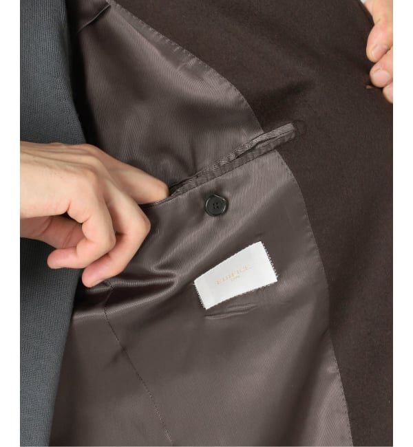 EDIFICE「《追加》SUPER 140&rsquo;s ウール / カシミヤ チェスターコート」|チェスターコート|