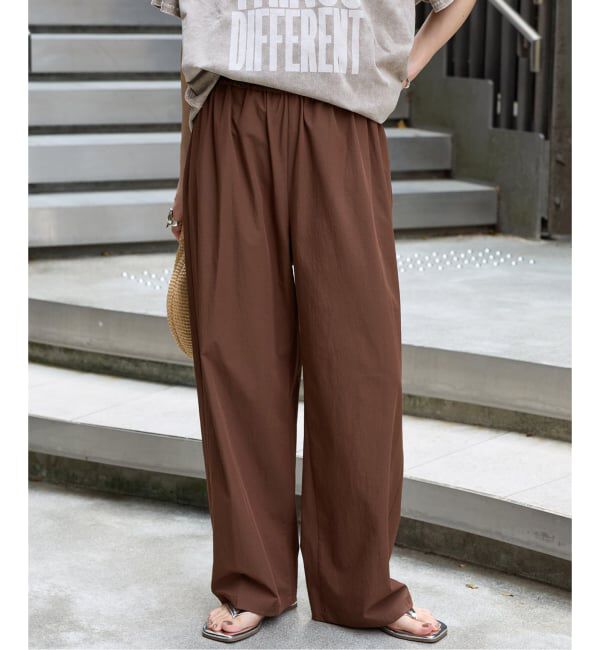 JOURNAL STANDARD「《追加3》【撥水/接触冷感/洗える/UVカット】リネンナイロンストレッチワイドパンツ」|その他|