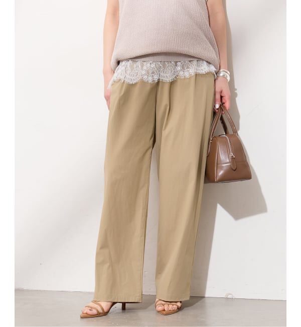 JOURNAL STANDARD「《追加3》【撥水/接触冷感/洗える/UVカット】リネンナイロンストレッチワイドパンツ」|その他|