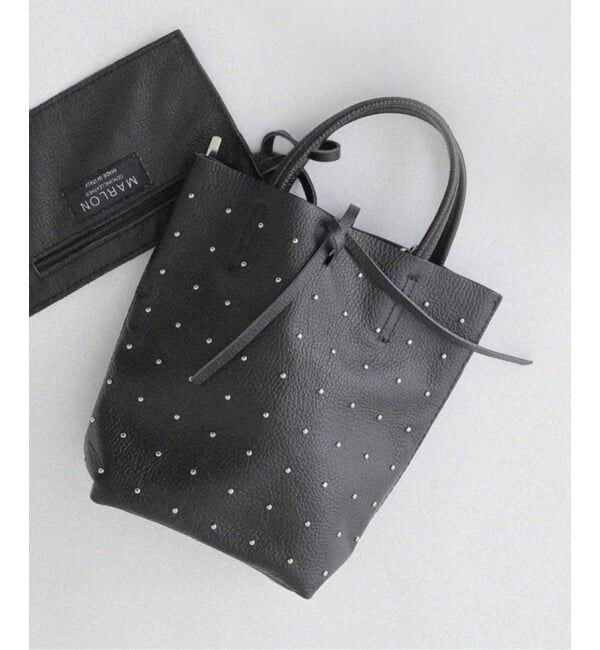 JOURNAL STANDARD relume「《WEB限定追加5》【MARLON FIRENZE/マルロン】 SHOPPER MINI STUDS：バッグ」|ショルダー・メッセンジャー|ブラック