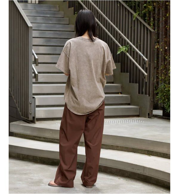 JOURNAL STANDARD「《追加4》【撥水/接触冷感/洗える/UVカット】リネンナイロンストレッチワイドパンツ」|その他|